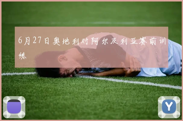 6月27日奥地利对阿尔及利亚赛前训练